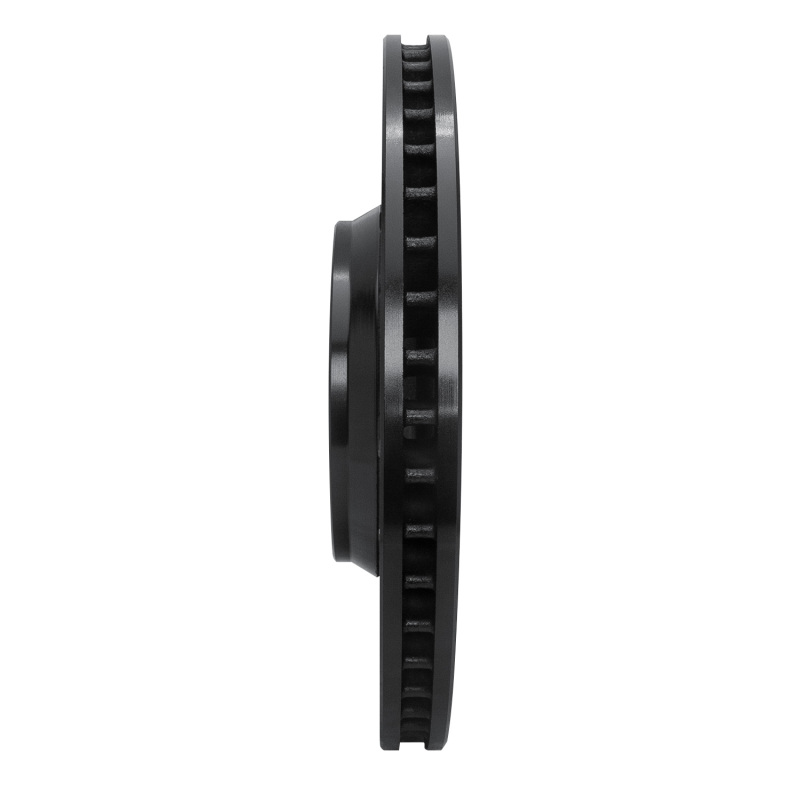 Toyota Venza Brake Rotor (1) - Front Right - R1 Concepts - Drilled & Slotted - Black - `09-`15